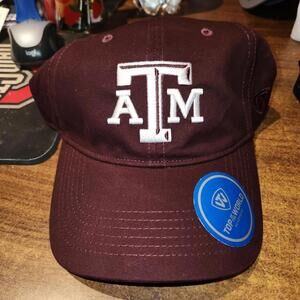 Top of the World Texas A&M Hat Men’s Flex Memory Fit Maroon Logo NEW